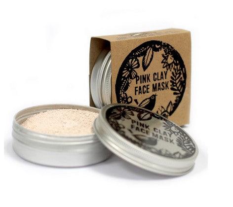 Gesichtsmaske aus roser Tonerde